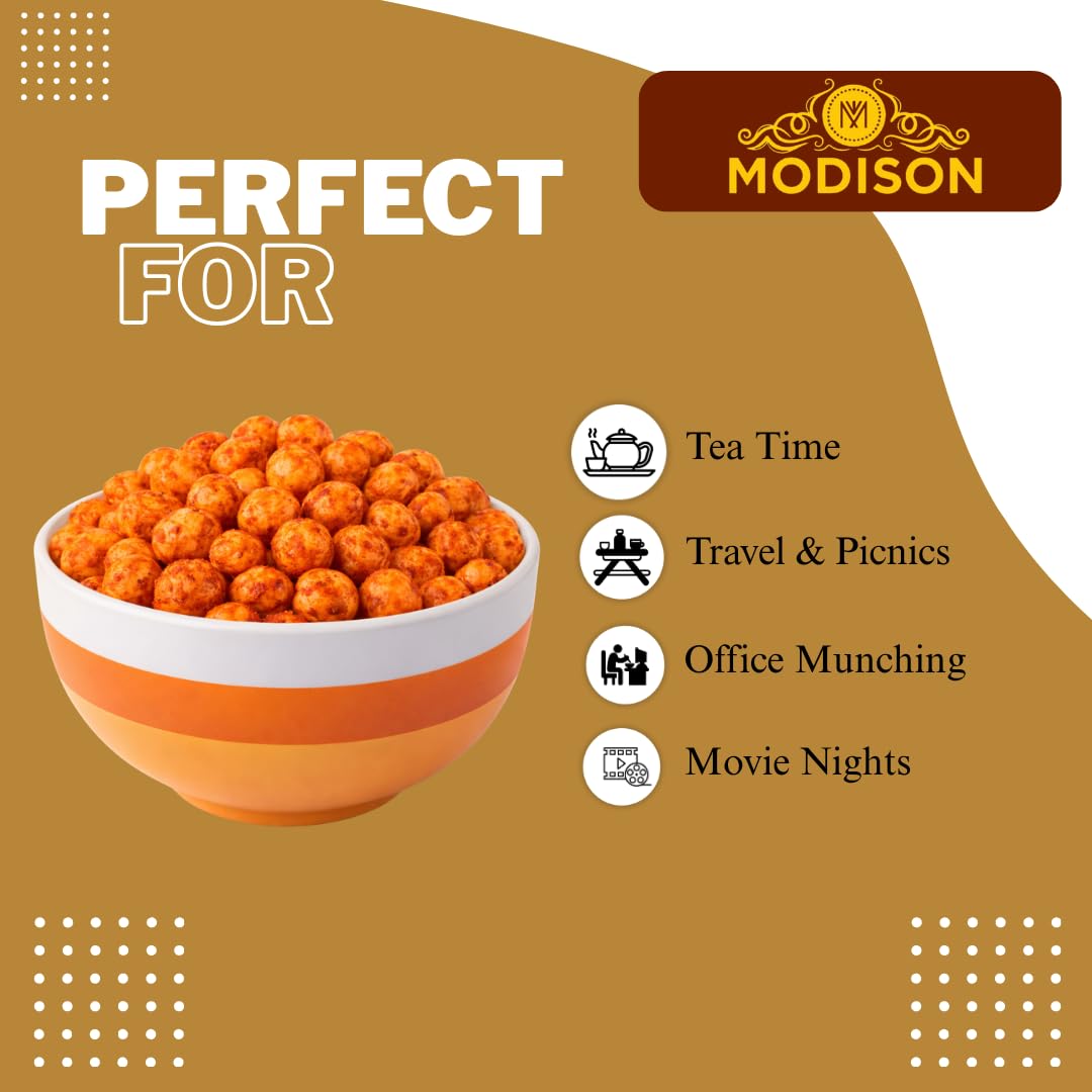 MODISON Roasted Makhana Healthy Snacks Peri Peri 80g