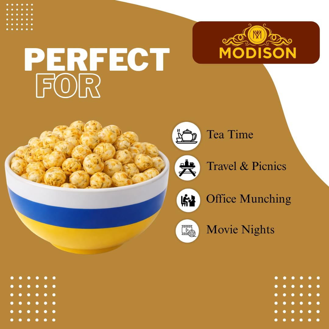MODISON Roasted Makhana Healthy Snacks Peri Peri 80g