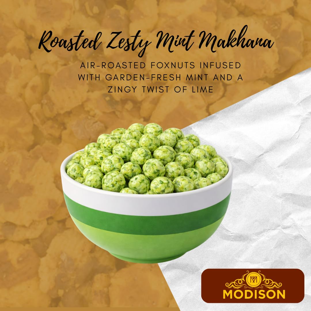 MODISON Roasted Makhana Healthy Snacks Peri Peri 80g