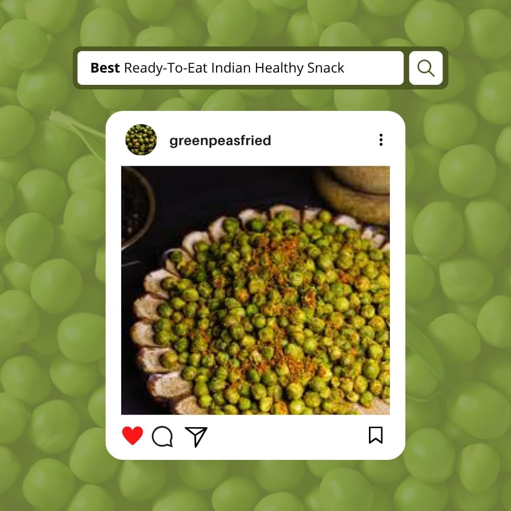 MODISON Spicy Fried Green Peas Healthy Snacks Crispy 180g