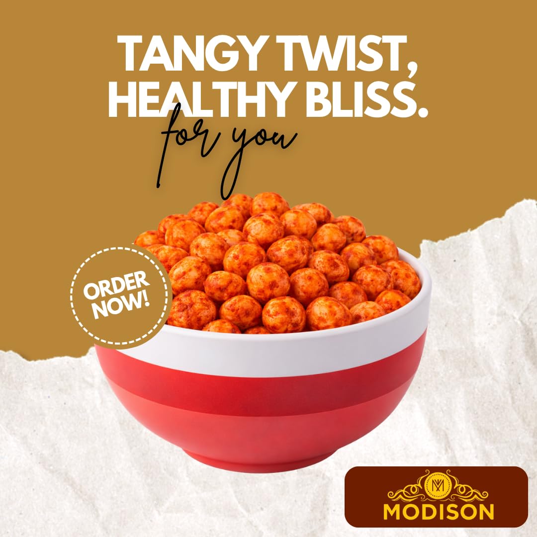MODISON Roasted Makhana Healthy Snacks Peri Peri 80g
