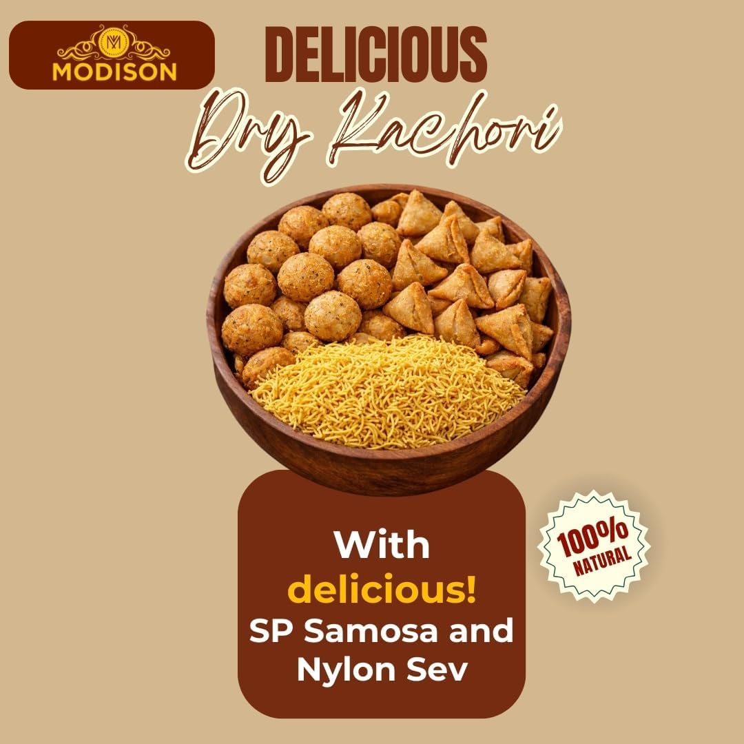 MODISON Namkeen Combo Indian Snacks 540g Party Mix 3 Pack
