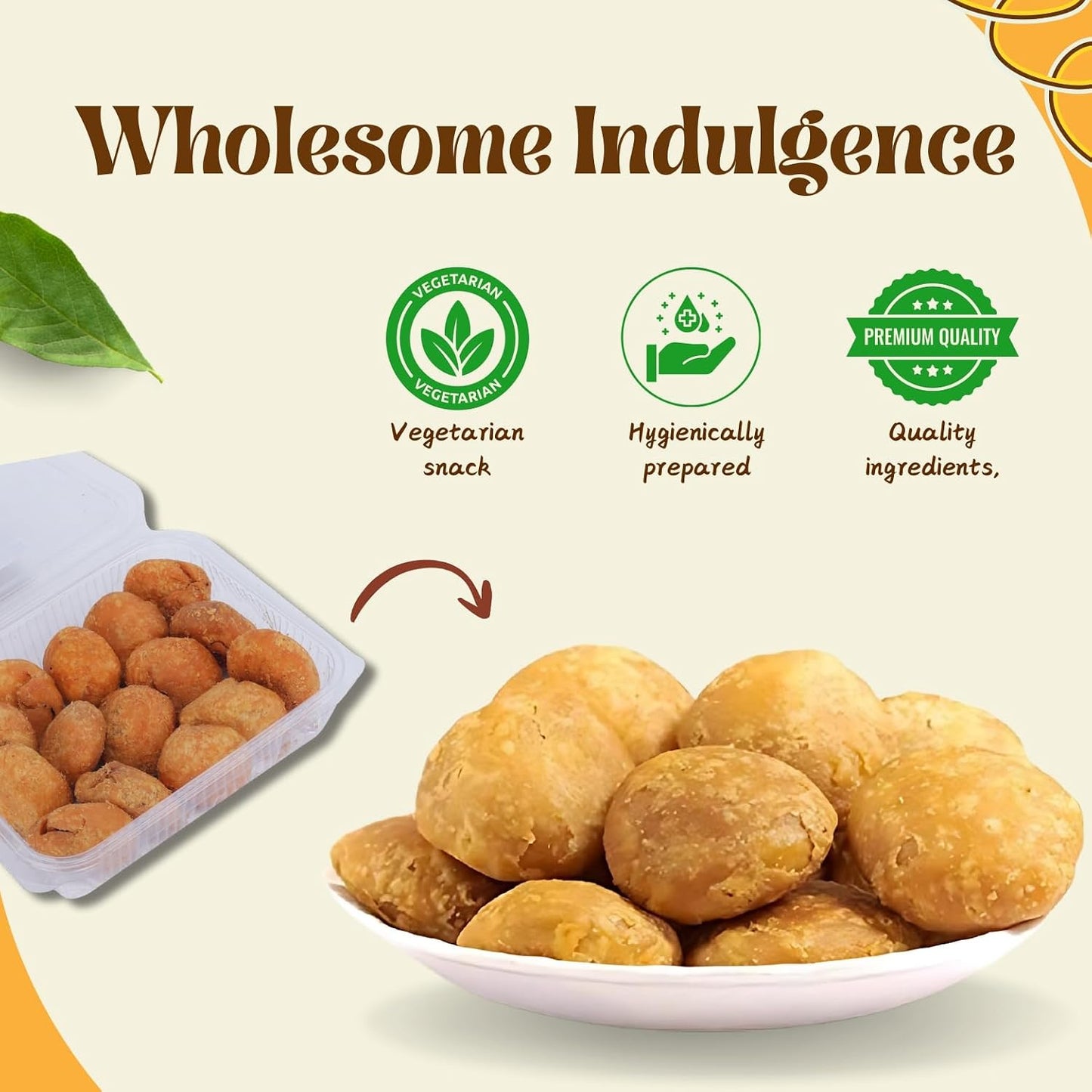 MODISON Dry Kachori Indian Snacks Crispy Spicy 180g