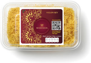 MODISON Nylon Sev Indian Snacks Crispy Gram Flour 180g