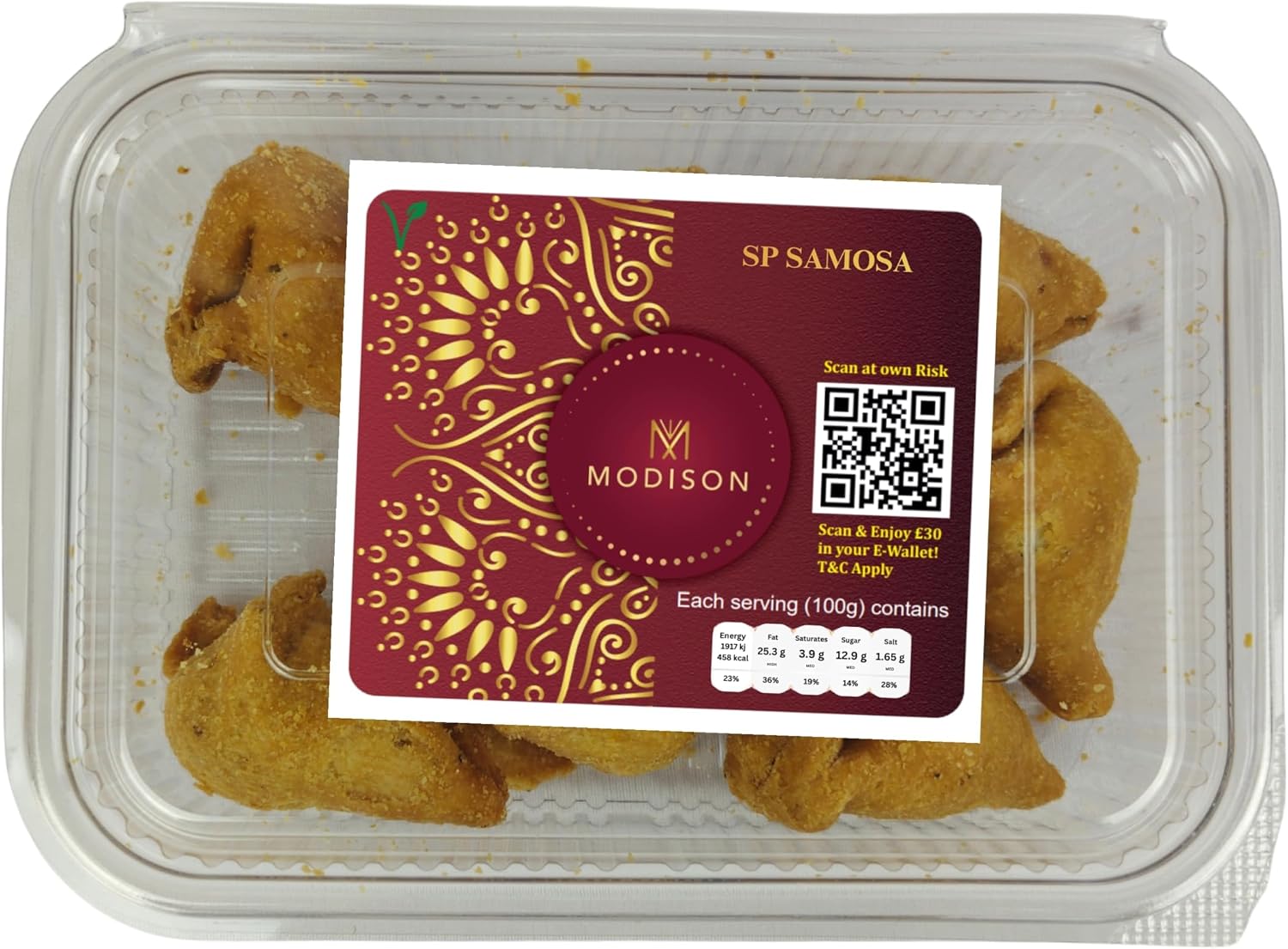 MODISON SP Samosa Indian Snacks Chatpata Spicy 180g