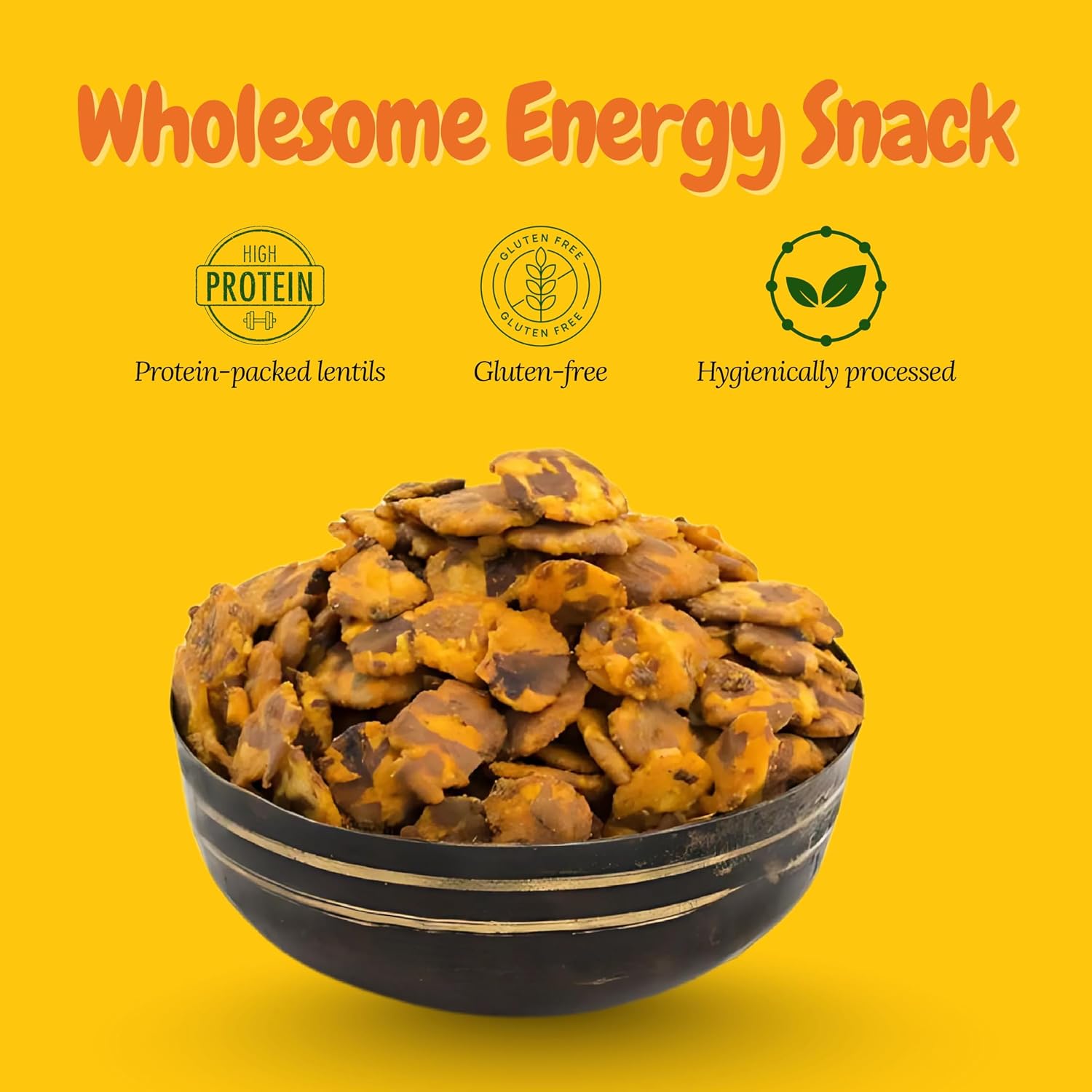 MODISON Chana Chapta Healthy Snacks Spicy Chickpeas 180g